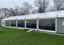 marquee cleaned at Leicestershire Cricket Club by ServiceMaster Leicester